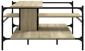 Mesa centro 100x100x48,5cm derivados madeira de carvalho sonoma