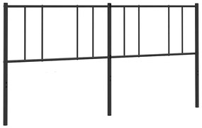 Cabeceira de cama 180 cm metal preto