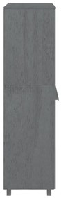 Roupeiro HAMAR 89x50x180 cm pinho maciço cinza-escuro