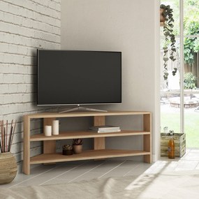 Móvel de TV ThalesCorner – Carvalho – 114 cm x 45 cm x 36 cm