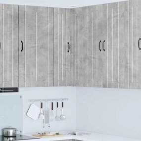 vidaXL Armário de Cozinha Cinzento 57 x 57 x 100 cm Madeira processada