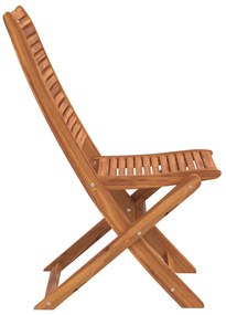 Cadeiras de jardim dobráveis 4 pcs madeira acácia maciça
