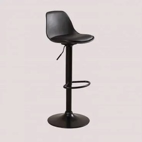 Banco Alto Ajustável Nórdico Preto - Sklum