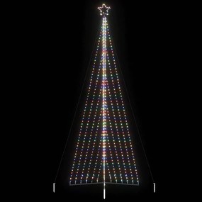 LED Árvore de Natal 789 LEDs Colorido 476 cm