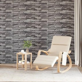 Painéis de parede 3D 14 pcs 100x25 cm EPS antracite