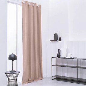 Cortinados Today  Rideau Isolant 140/240 Polyester TODAY Essential Rose Des Sables