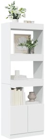 Armário alto 63x33x180 cm derivados de madeira branco