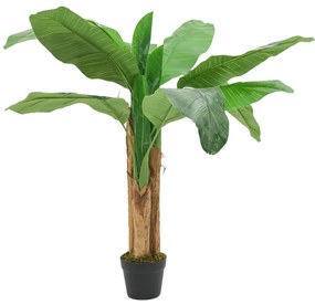 Bananeira artificial 9 folhas 120 cm verde