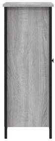 Aparador 70x30x80 cm derivados de madeira cinzento sonoma