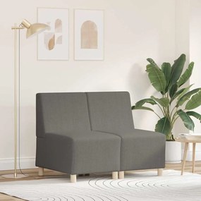 vidaXL Sofá Chiar 2 pcs Cinzento-claro 55 x 74 x 82 cm