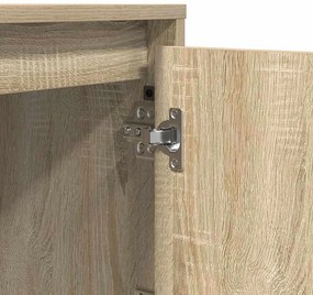 Cabeceira com Luzes LED Carvalho Sonoma 39x34,5x50 cm