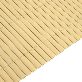 Cerca de jardim dupla face amarelo 1,8x3 m PVC