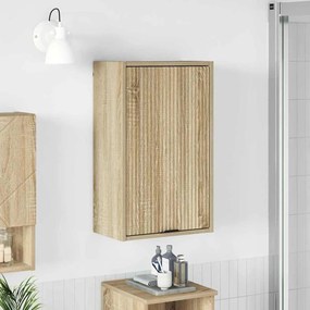 vidaXL Armário de Banheiro com porta Carvalho sonoma 39 x 23,5 x 65 cm