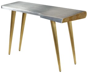 Secretária aviador estilo aeronave vintage 120x60x76 cm