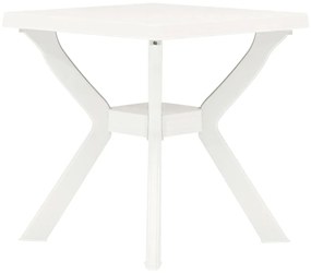 48799 vidaXL Mesa de bistrô 70x70x72 cm plástico branco