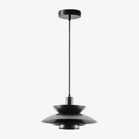 Lâmpada De Teto Suspensa Em Ferro Alicia Preto - Sklum