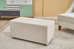 Pouffe Genma Gabbana – Cream – 80x40x40 cm