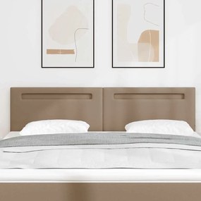 Cabeceira vidaXL Design Simples Cappuccino 180 cm em Couro Sintético