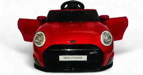 Carro elétrico para crianças MINI Cooper S, 12V com pneus de borracha Vermelho
