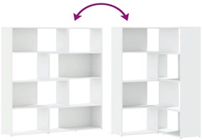 Estante canto 4 prateleiras 85x85x140 cm deriv. madeira branco