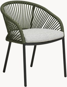 Cadeiras de jantar para jardim com apoio de braços Novella, conjunto de 2
