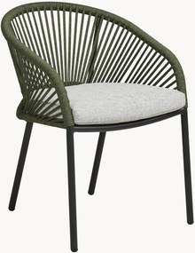 Cadeiras de jardim com braços Novella, conjunto de 2