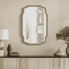 ESPELHO DE PAREDE ISTANBUL 60X1X90 CM (TAMANHO INTERNO DO ESPELHO 54X84,5 CM) DOURADO