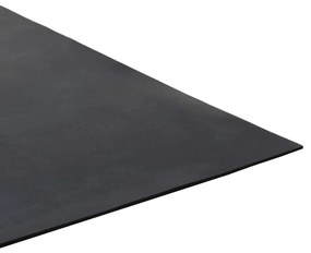 Tapete de borracha antiderrapante liso 1,2x5 m 1 mm