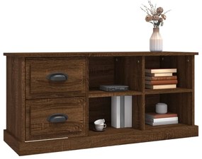 Móvel TV 102x35,5x47,5cm derivados de madeira carvalho castanho