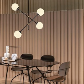 Candeeiro de Teto Best – Preto – 80 x 80 cm
