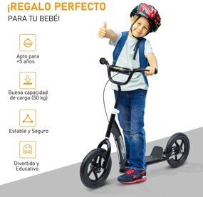 HOMCOM Trotinete para Crianças acima de 5 anos Scooter de 2 Rodas Gran