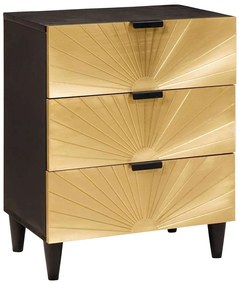 vidaXL Mesa-de-cabeceira 50 x 33 x 62 cm Madeira de manga maciça