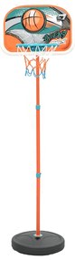 Conjunto jogo de basquetebol portátil ajustável 133-160 cm