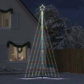 LED Árvore de Natal 570 LEDs Colorido 399 cm