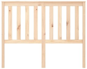 Cabeceira de cama 126x6x101 cm pinho maciço