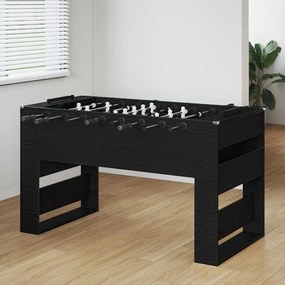 vidaXL Mesa de Futebol 2 pcs Carvalho Preto 146,5 x 74 x 85 cm