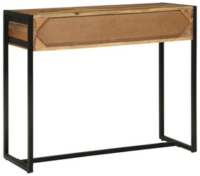 Mesa Console 90x35x75 cm Madeira Maciça Acácia