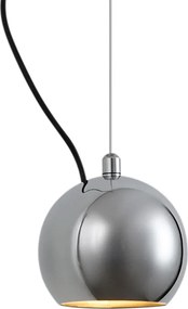 Candeeiro Pendente de Design Cromado para Sistema de Calha Monofásico - Slimline Sara