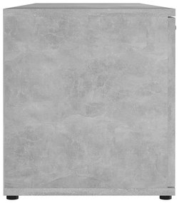 Móvel de TV 120x34x37 cm derivados de madeira cinzento cimento