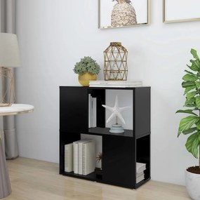 vidaXL Estante 60x24x63 cm derivados de madeira preto
