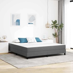 Colchão de Molas Pocket vidaXL Cinza Claro Médio 180x200x20 cm Têxteis