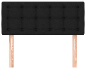 Cabeceira de cama tecido 90x5x78/88 cm preto