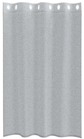 Cortinas 2 pcs Cinzento-escuro 140 x 175 cm Poliéster