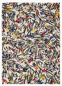 Tapete jacquard de tecelagem plana Graffito