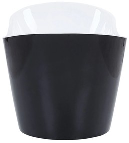 Banheira autónoma em acrílico preto 180 x 78 cm ANTIGUA Beliani