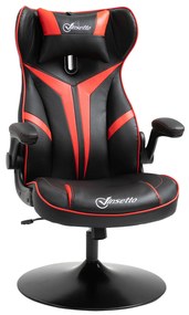 Vinsetto Cadeira Gamer Cadeira de Jogo Gaming Giratória Ergonômica Altura e Braços Ajustáveis Almofada para Apoio de Cabeça | Aosom Portugal