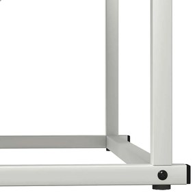 Suporte para lenha 70x43x34,5 cm aço laminado a frio branco