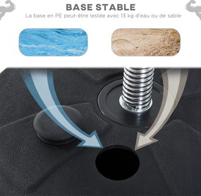 Saco de Boxe de Pé Punching Ball com Altura Ajustável em 4 Níveis Base Preenchível e Luvas Ø43x126-144 cm Vermelho e Preto