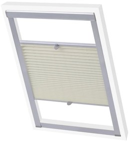 vidaXL Persianas plissadas ​​nata 102