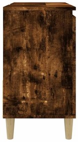 Armário casa de banho 65x33x60 cm madeira carvalho fumado